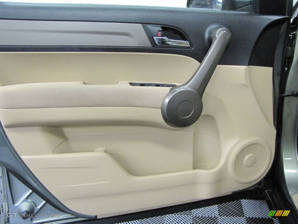 2009 CR-V LX 4WD - Green Tea Metallic / Ivory photo #13