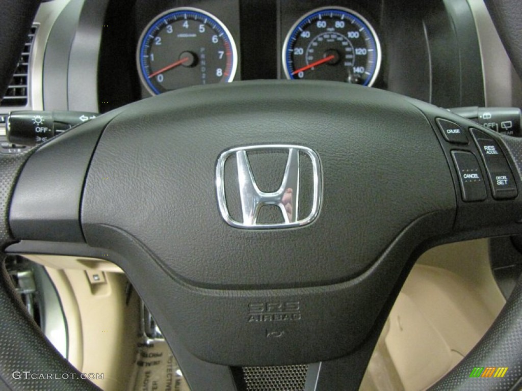 2009 CR-V LX 4WD - Green Tea Metallic / Ivory photo #19