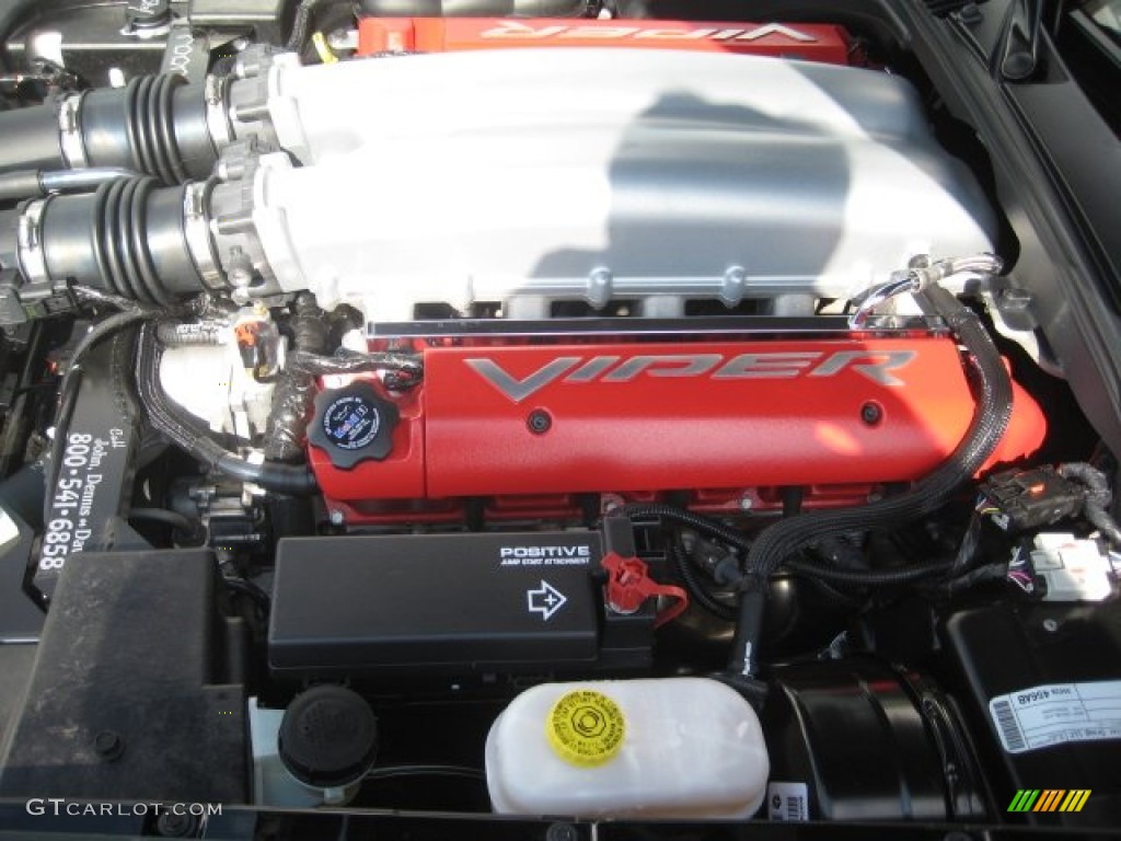 2009 Dodge Viper SRT-10 8.4 Liter OHV 20-Valve VVT V10 Engine Photo #69955714