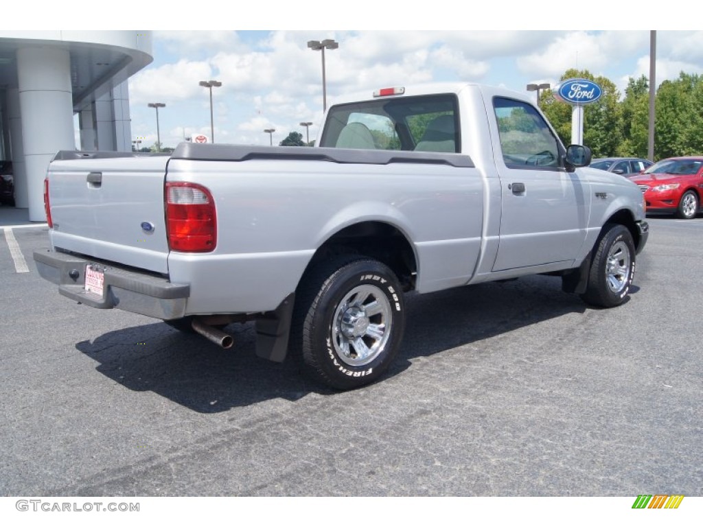 Silver Frost Metallic 2001 Ford Ranger XLT Regular Cab Exterior Photo #69956167