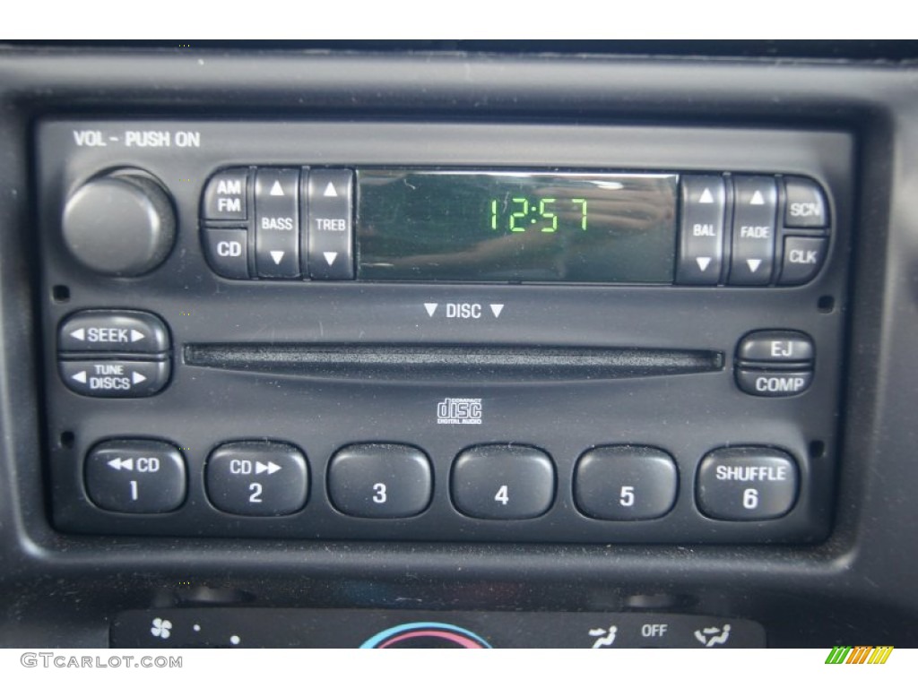 2001 Ford Ranger XLT Regular Cab Audio System Photos