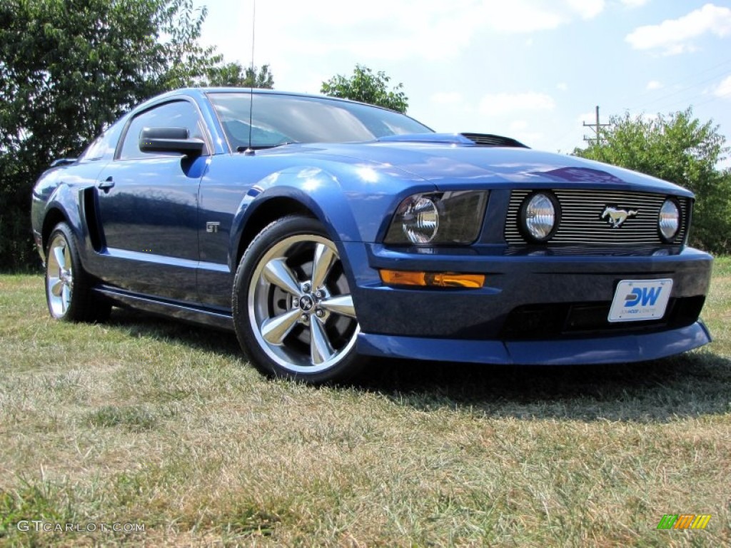 2006 Mustang GT Premium Coupe - Vista Blue Metallic / Light Graphite photo #1