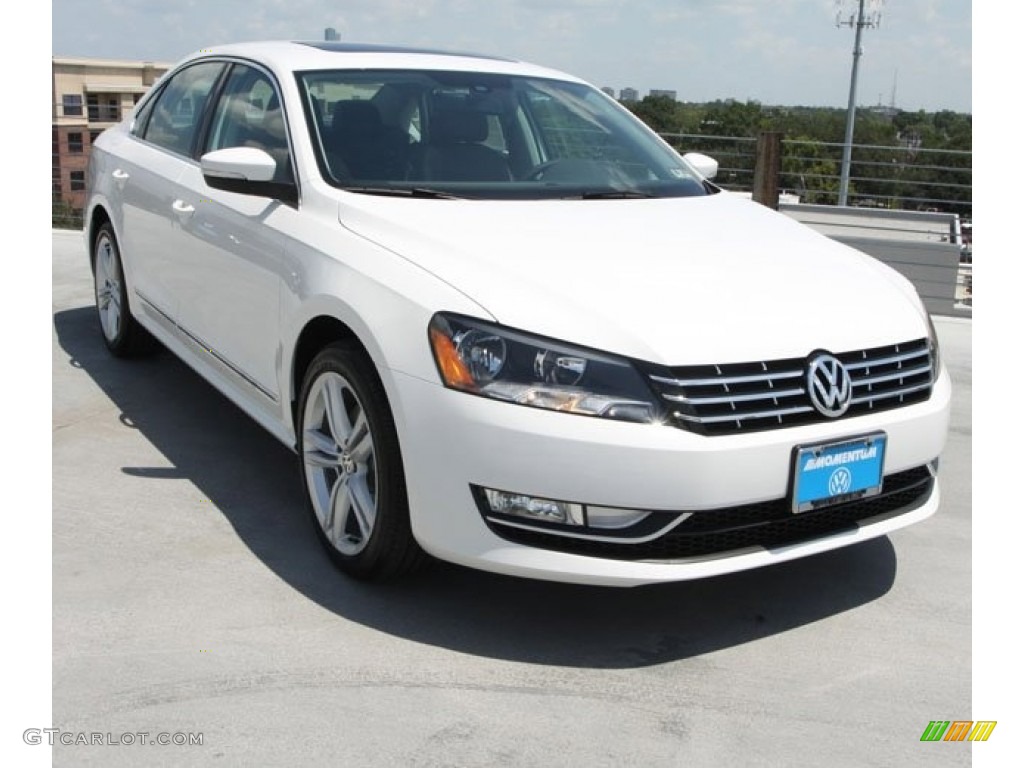 2013 Passat TDI SEL - Candy White / Titan Black photo #1