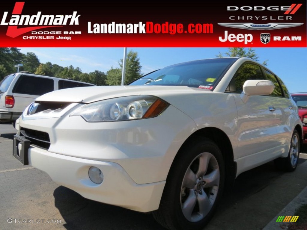 2008 RDX  - White Diamond Pearl / Ebony photo #1