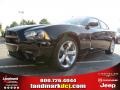 2013 Pitch Black Dodge Charger R/T  photo #1