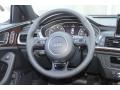 Black Steering Wheel Photo for 2013 Audi A6 #69960706