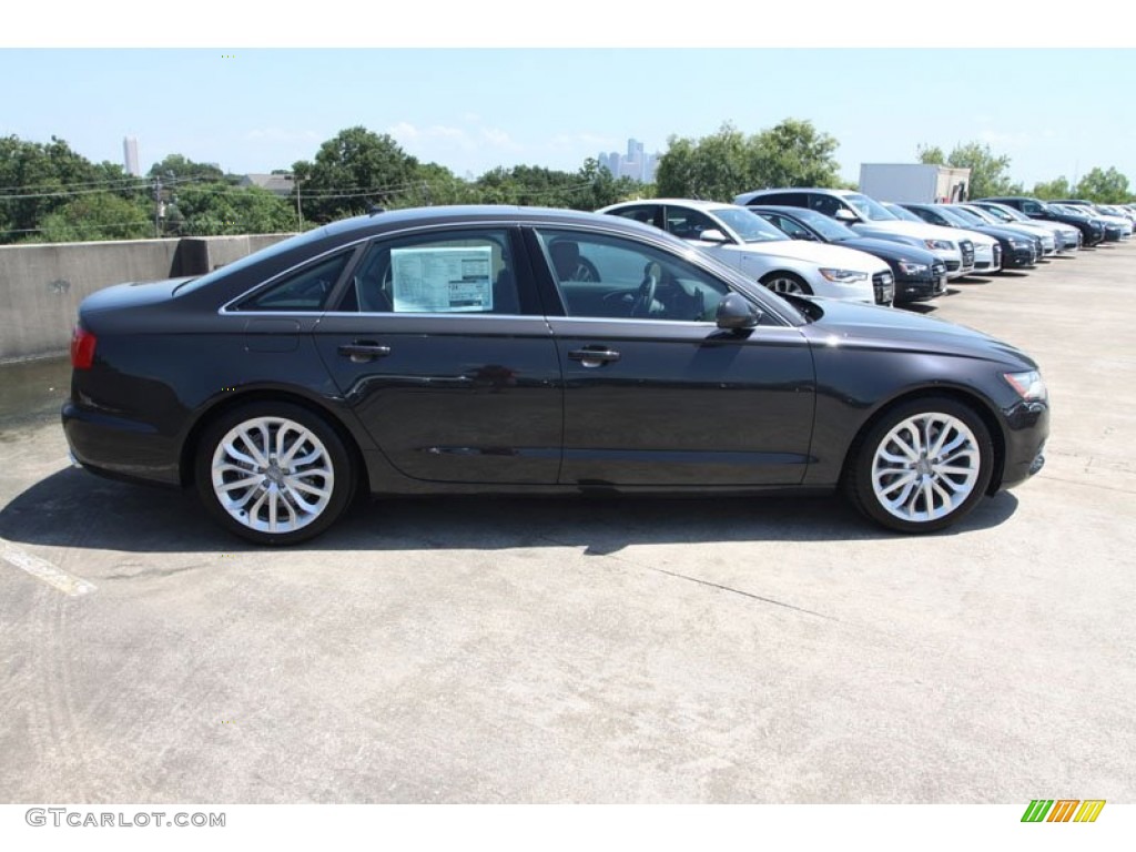 2013 A6 2.0T quattro Sedan - Oolong Gray Metallic / Nougat Brown photo #8