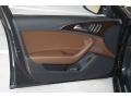 Nougat Brown Door Panel Photo for 2013 Audi A6 #69960895