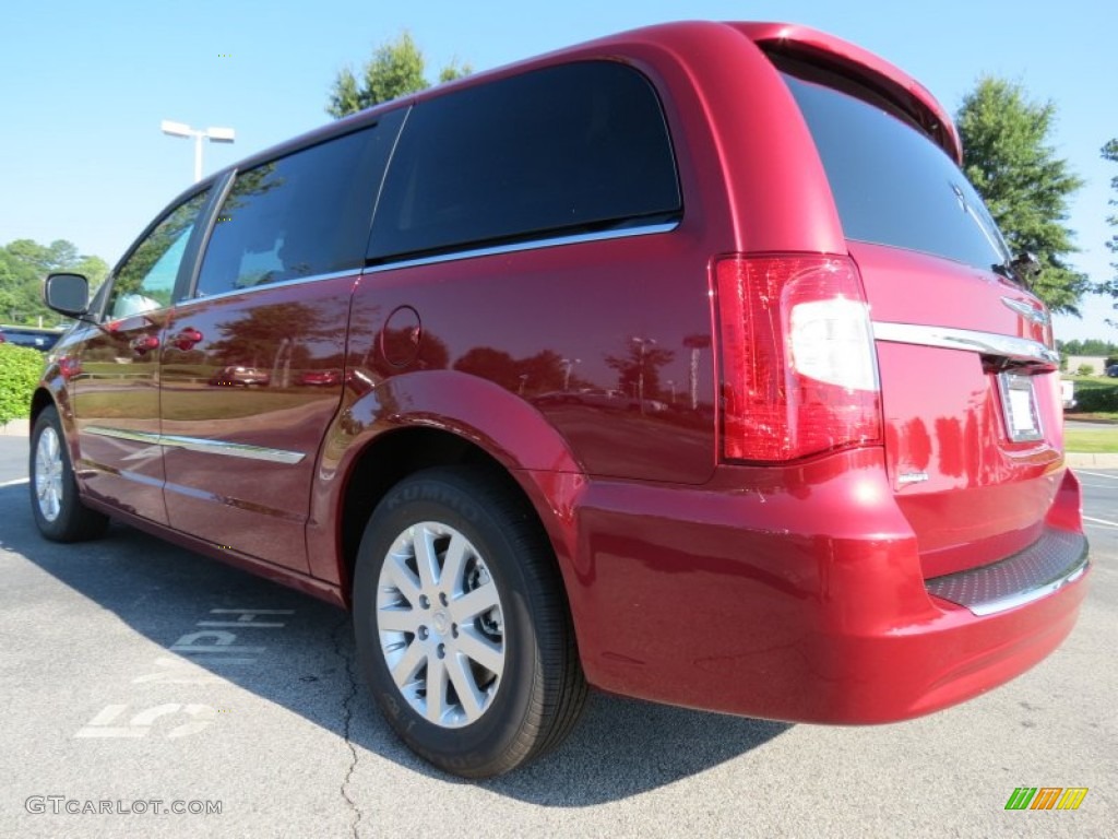 Deep Cherry Red Crystal Pearl 2013 Chrysler Town & Country Touring Exterior Photo #69960913
