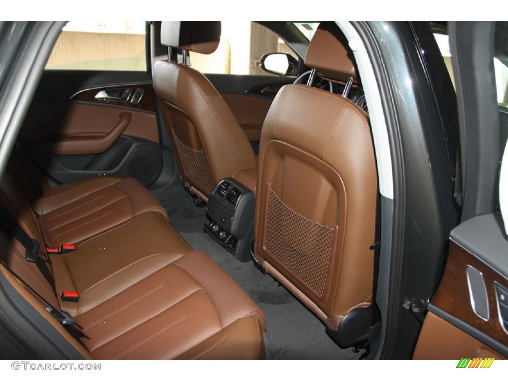 Nougat Brown Interior 2013 Audi A6 2.0T quattro Sedan Photo #69961009