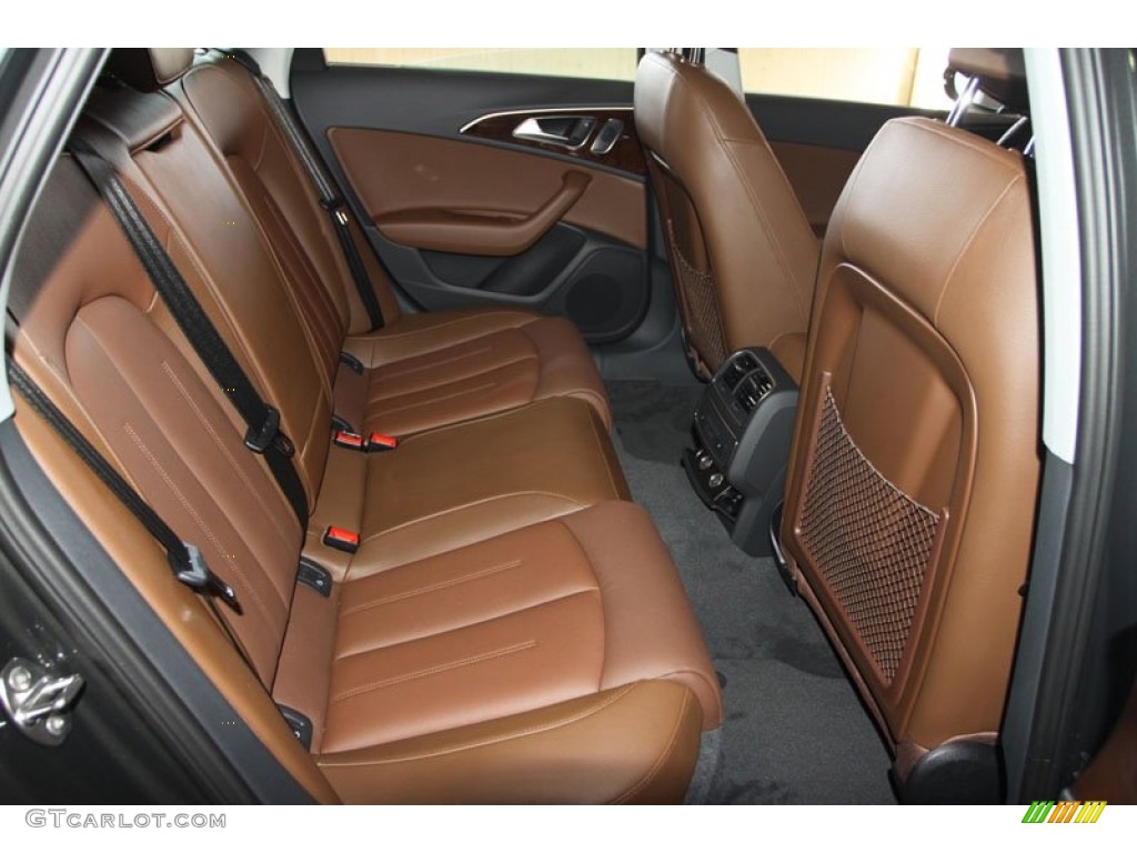 Nougat Brown Interior 2013 Audi A6 2.0T quattro Sedan Photo #69961018