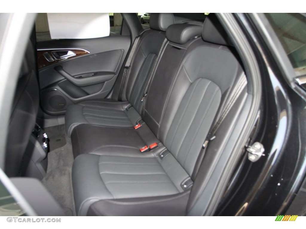 Black Interior 2013 Audi A6 3.0T quattro Sedan Photo #69961165