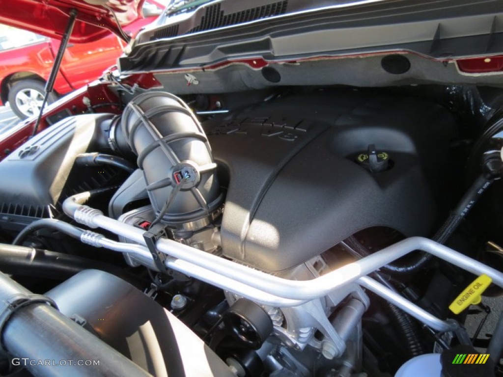 2012 Dodge Ram 1500 Laramie Longhorn Crew Cab 4x4 5.7 Liter HEMI OHV 16-Valve VVT MDS V8 Engine Photo #69961168