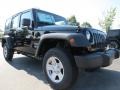 2012 Black Jeep Wrangler Unlimited Sport 4x4  photo #4