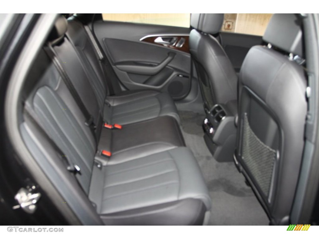 Black Interior 2013 Audi A6 3.0T quattro Sedan Photo #69961261
