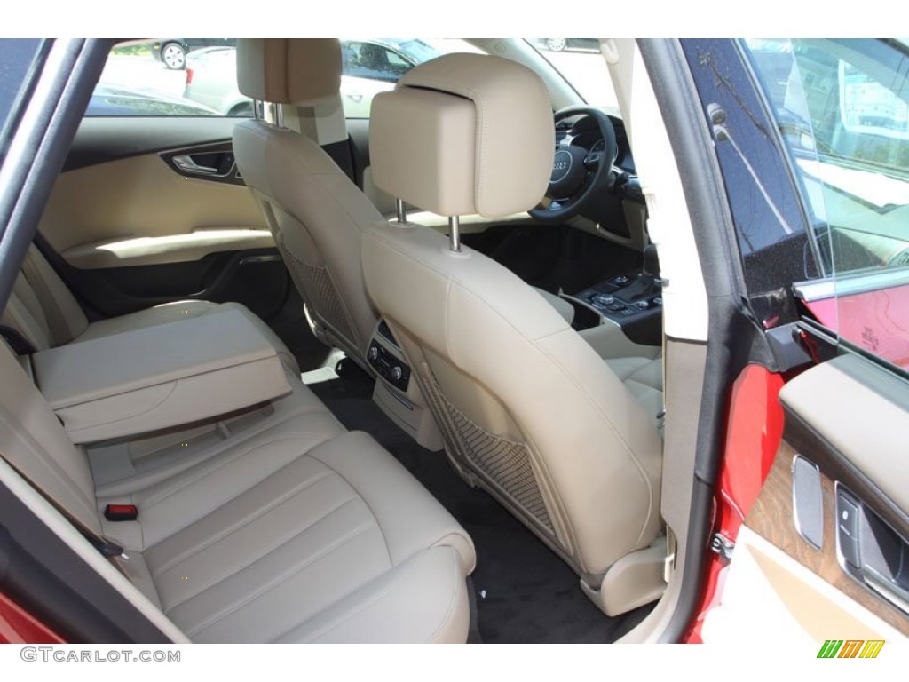 Velvet Beige Interior 2013 Audi A7 3.0T quattro Prestige Photo #69961462