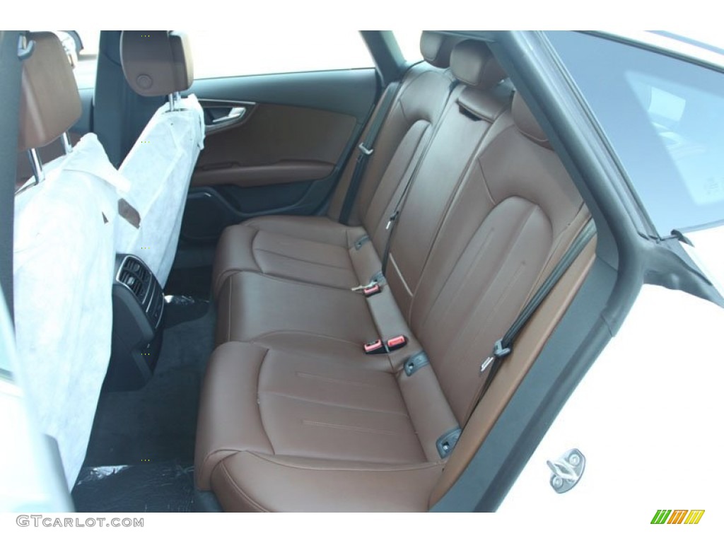 Nougat Brown Interior 2013 Audi A7 3.0T quattro Premium Plus Photo #69961645