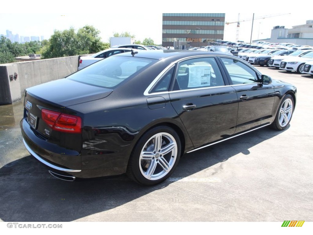 Havanna Black Metallic 2013 Audi A8 L 4.0T quattro Exterior Photo #69961795