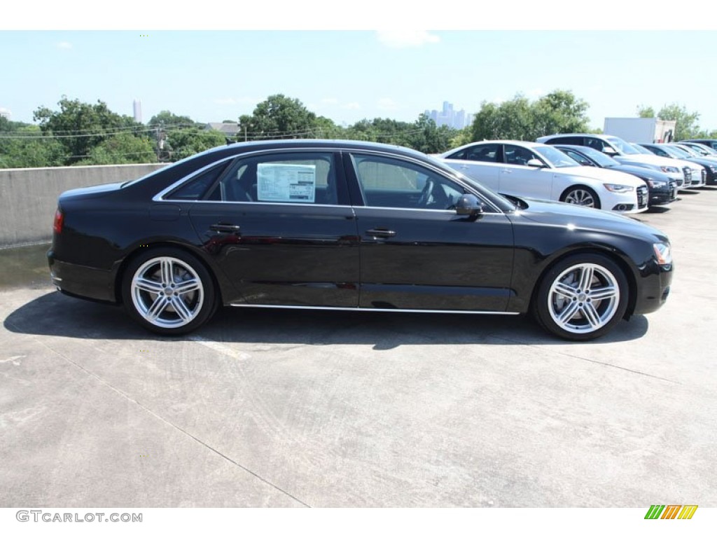 Havanna Black Metallic 2013 Audi A8 L 4.0T quattro Exterior Photo #69961804