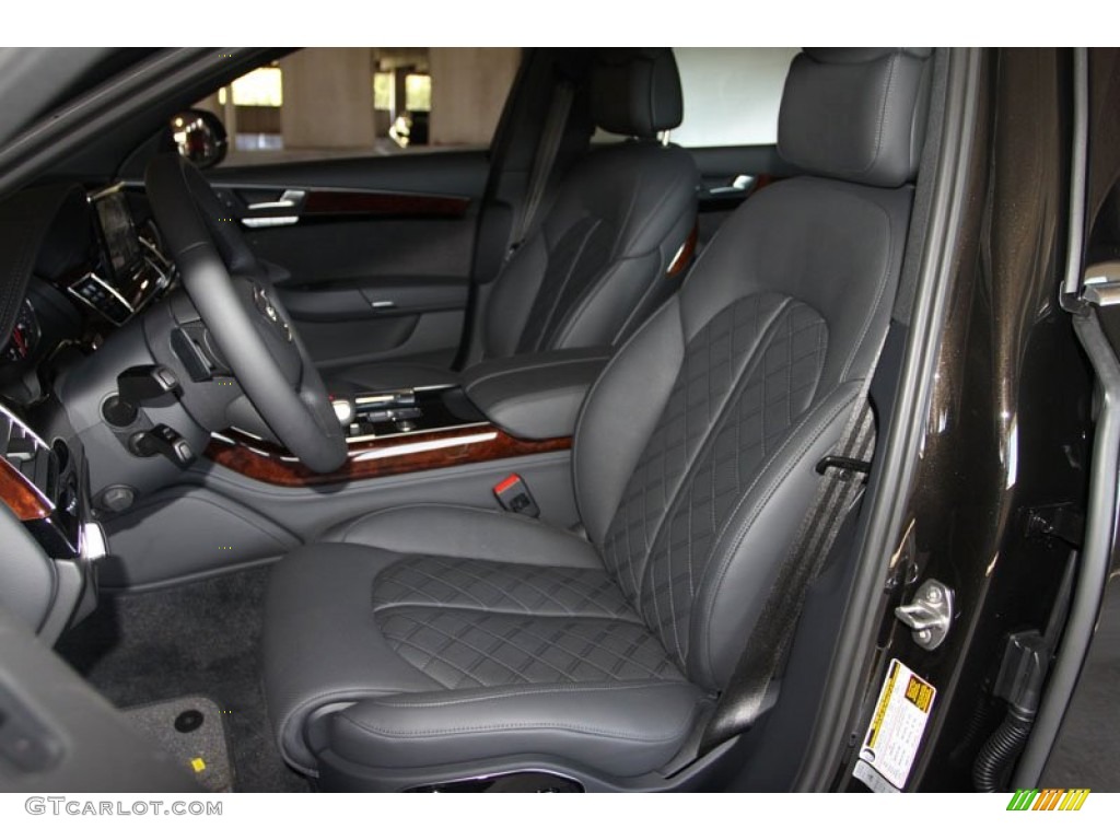 Black Interior 2013 Audi A8 L 4.0T quattro Photo #69961831