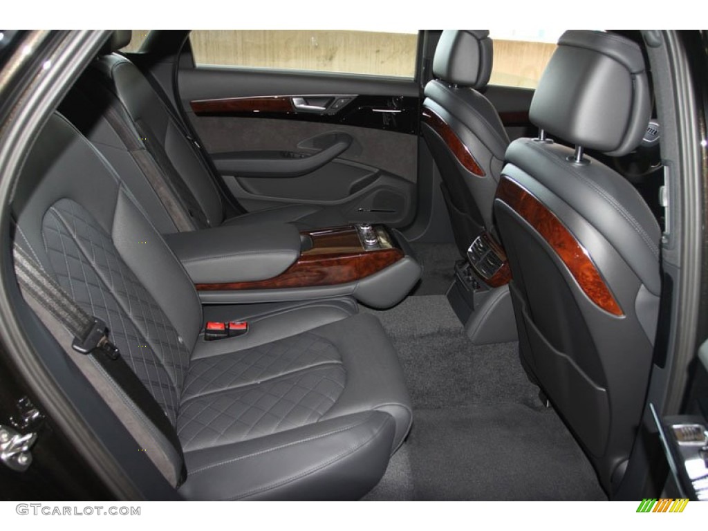 2013 Audi A8 L 4.0T quattro Rear Seat Photo #69961951