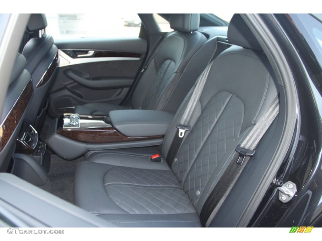 2013 Audi A8 3.0T quattro Rear Seat Photo #69962113