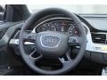 Black Steering Wheel Photo for 2013 Audi A8 #69962140