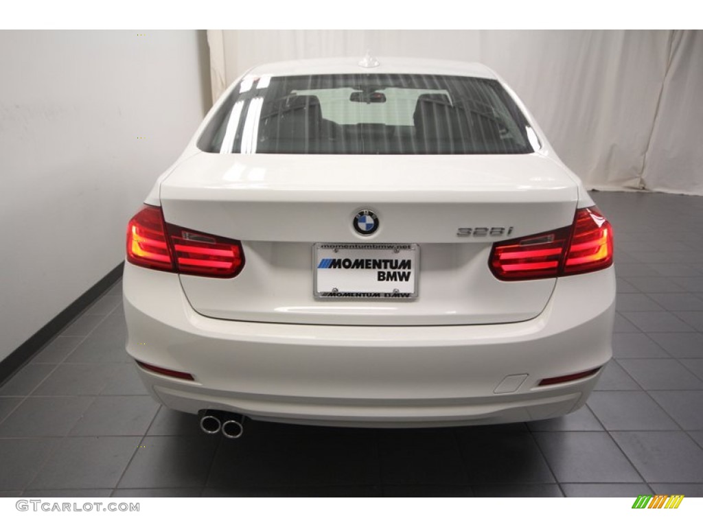 2013 3 Series 328i Sedan - Alpine White / Black photo #9