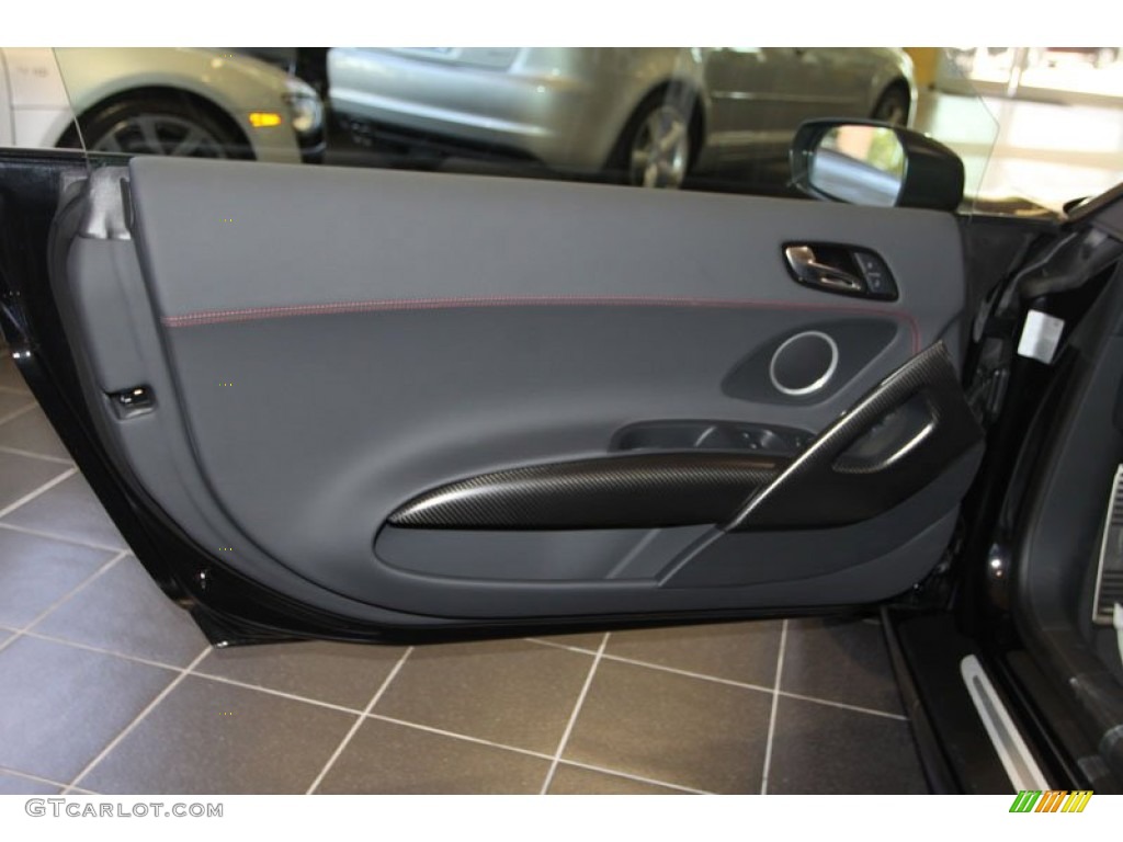 2012 Audi R8 GT Black Door Panel Photo #69962374