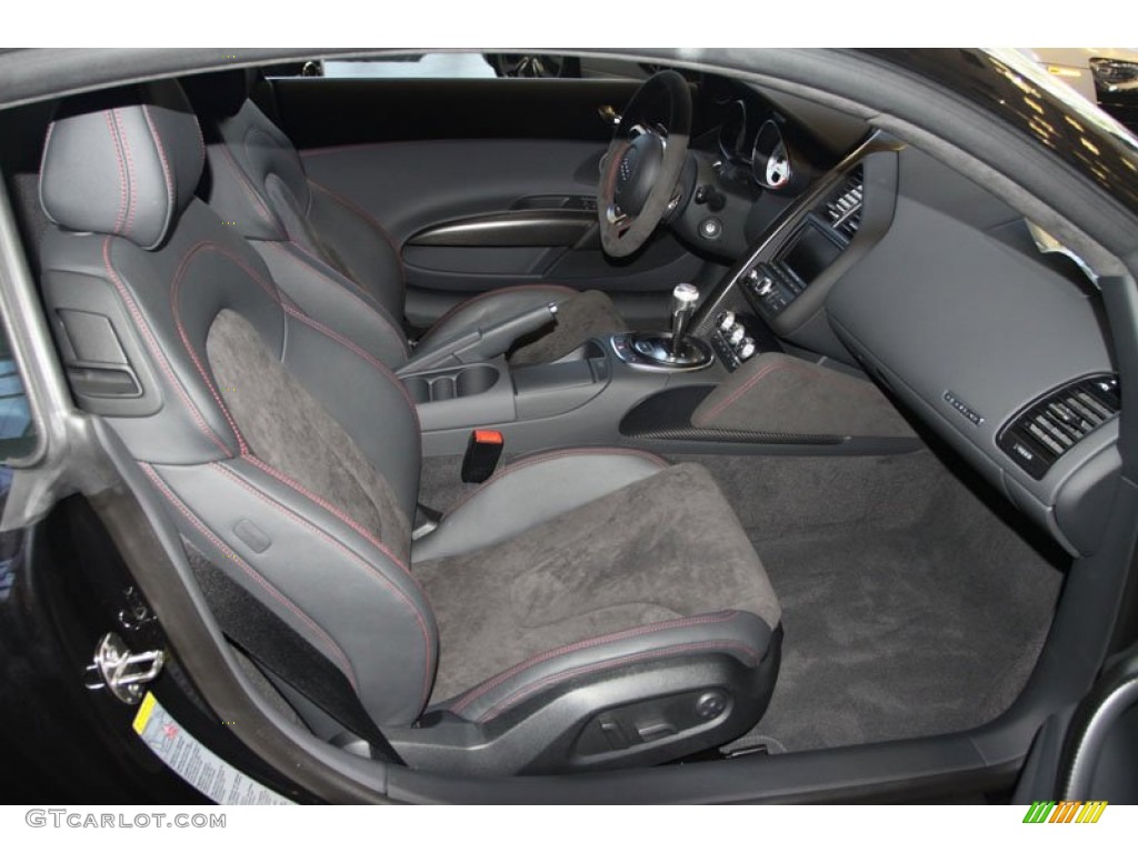 Black Interior 2012 Audi R8 GT Photo #69962455