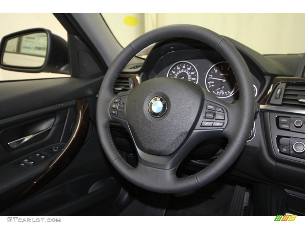 2013 3 Series 328i Sedan - Alpine White / Black photo #25