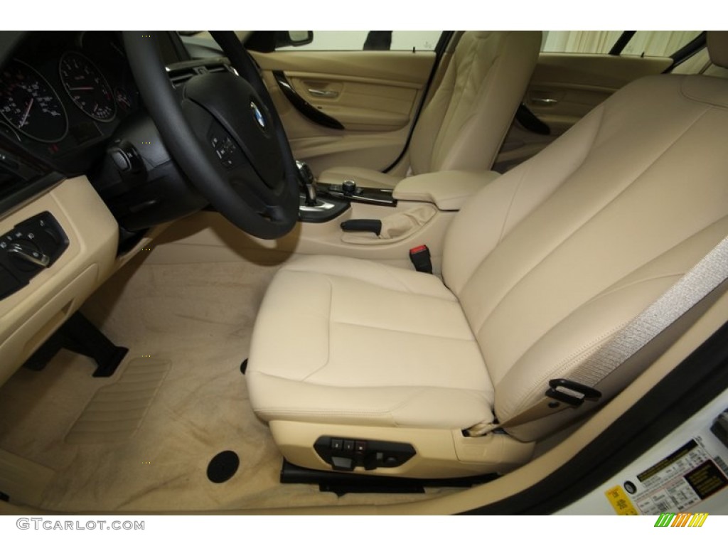 2013 3 Series 328i Sedan - Alpine White / Venetian Beige photo #4