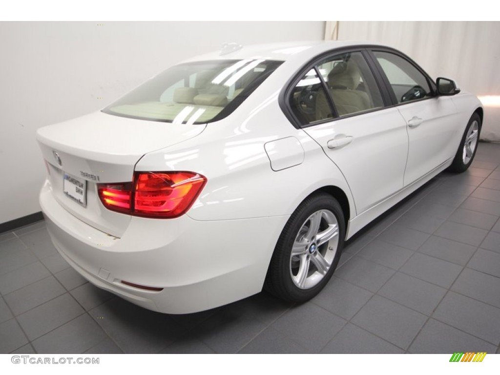 2013 3 Series 328i Sedan - Alpine White / Venetian Beige photo #7