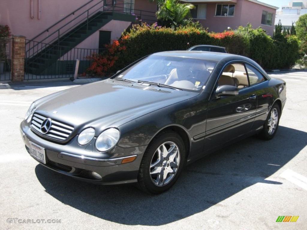 2001 CL 500 - Tectite Grey Metallic / Java photo #5