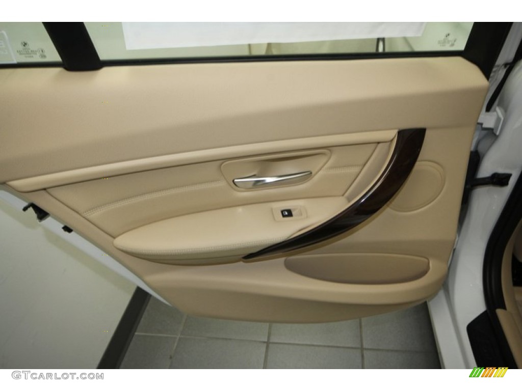 2013 3 Series 328i Sedan - Alpine White / Venetian Beige photo #24