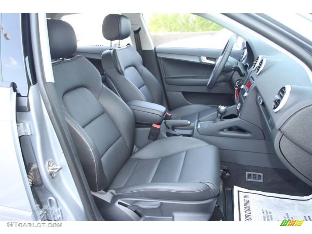 Black Interior 2012 Audi A3 2.0 TDI Photo #69963706