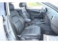 2012 Audi A3 Black Interior Front Seat Photo
