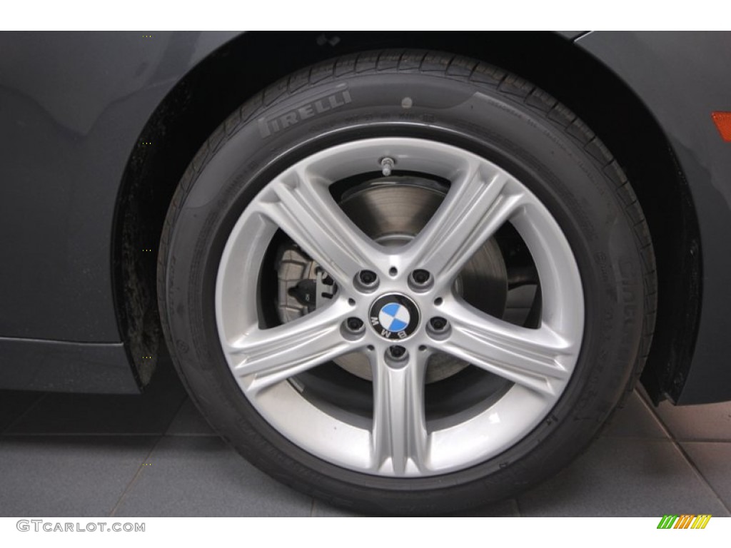 2013 3 Series 328i Sedan - Mineral Grey Metallic / Black photo #7