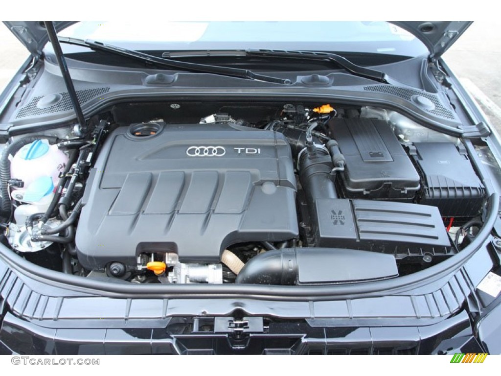 2012 Audi A3 2.0 TDI 2.0 Liter TDI Turbocharged DOHC 16-Valve Turbo-Diesel 4 Cylinder Engine Photo #69963715