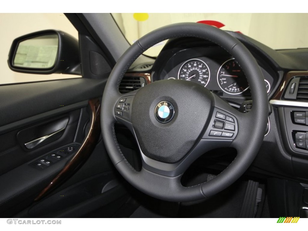 2013 3 Series 328i Sedan - Mineral Grey Metallic / Black photo #26