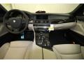 Oyster/Black 2013 BMW 5 Series 550i Sedan Dashboard