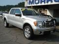 2012 Ingot Silver Metallic Ford F150 Lariat SuperCrew 4x4  photo #2