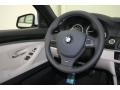 Oyster/Black Steering Wheel Photo for 2013 BMW 5 Series #69964369
