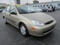 2000 Fort Knox Gold Metallic Ford Focus LX Sedan  photo #6