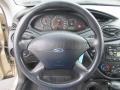 2000 Ford Focus Dark Charcoal Interior Steering Wheel Photo