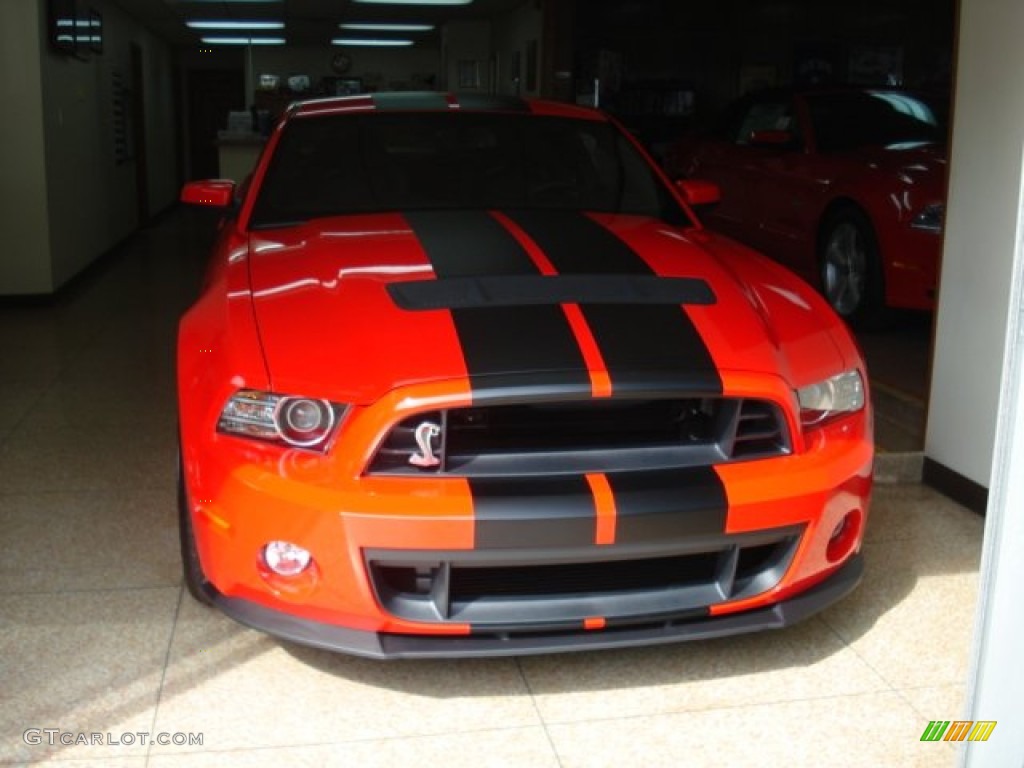 2013 Mustang Shelby GT500 SVT Performance Package Coupe - Race Red / Shelby Charcoal Black/Black Accent Recaro Sport Seats photo #2