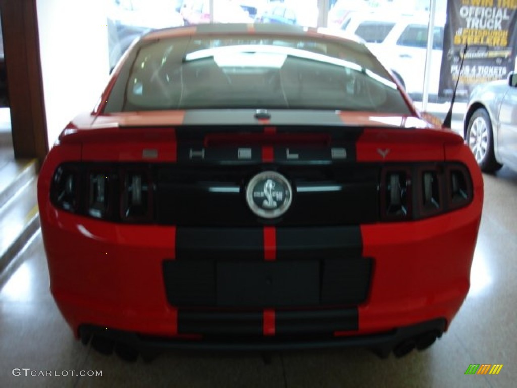 2013 Mustang Shelby GT500 SVT Performance Package Coupe - Race Red / Shelby Charcoal Black/Black Accent Recaro Sport Seats photo #4