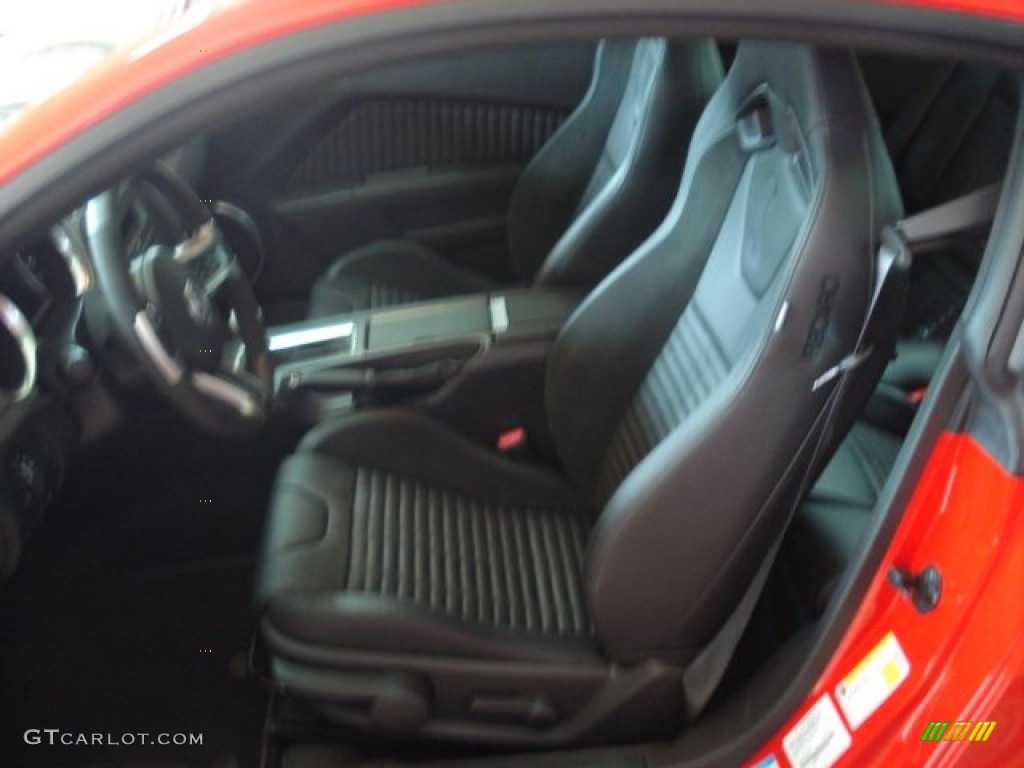 Shelby Charcoal Black Black Accent Recaro Sport Seats