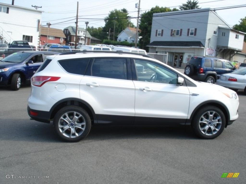 2013 Escape SEL 1.6L EcoBoost 4WD - White Platinum Metallic Tri-Coat / Medium Light Stone photo #8