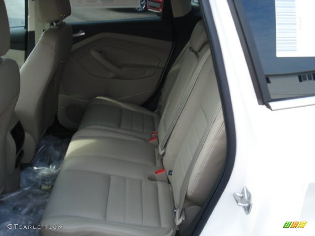 2013 Escape SEL 1.6L EcoBoost 4WD - White Platinum Metallic Tri-Coat / Medium Light Stone photo #13